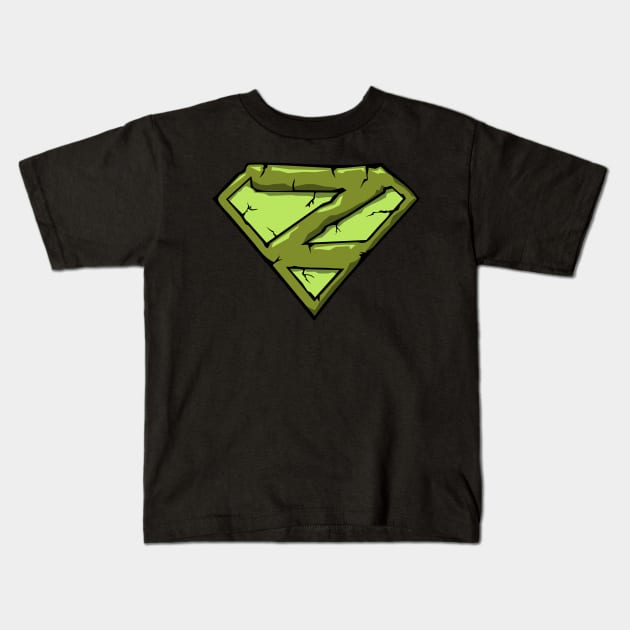 Zombieman Kids T-Shirt by robotrobotROBOT